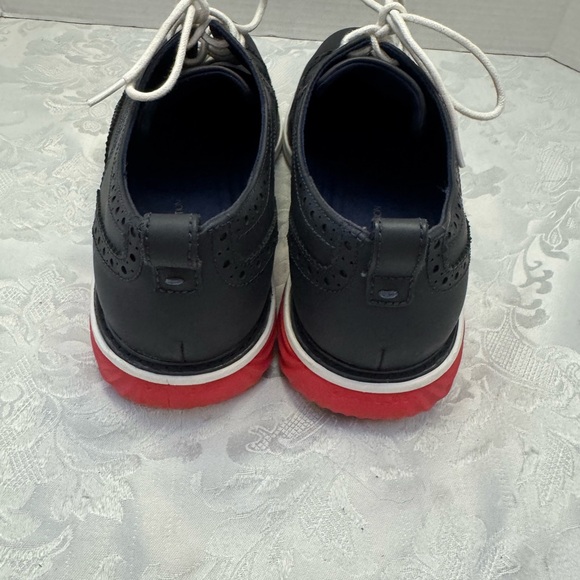 Cole Haan Grand Evolution 10M Wingtip‎ Oxford Leather Comfort Shoe Blue Office main image 7